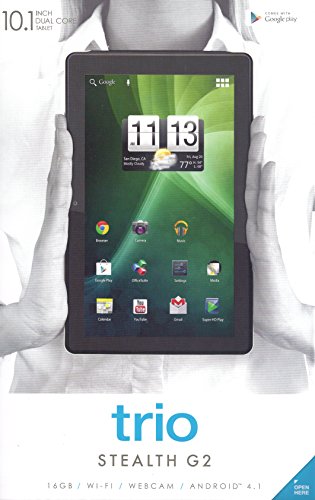 Mach Speed Technologies TRIOSTEALTHG210.116GB Trio Trio Stealth G2 10.1 16gb 10.1 Trio Stealth G2 Tablet With Android[tm] 4.1