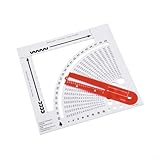 Calculez avec facilité : utilisez la boîte de comptage pour mesurer les points par 10 cm, puis réglez le curseur sur la calculatrice pour des conversions de points précises en fonction de l'épaisseur du fil.