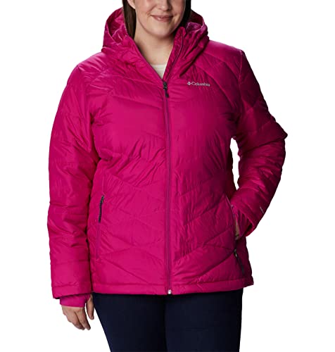 Image of Columbia Women's Omni-Heat Reflective Heavenly Hooded Hiking & Trekking Down Standard Length Jacket