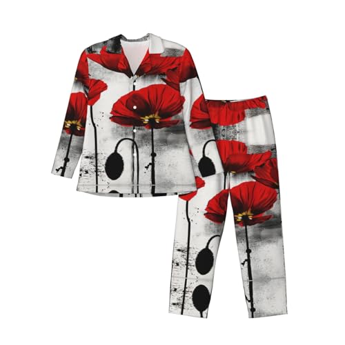 Pyjama doux homme manches longues imprimé à l'encre haut de gamme