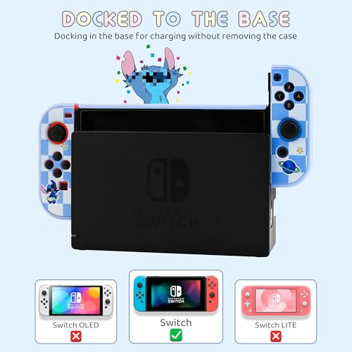 GLDRAM Estojo De Transporte Azul Para Nintendo Switch E Acessórios, Pacote De Estojo De Viagem Com C