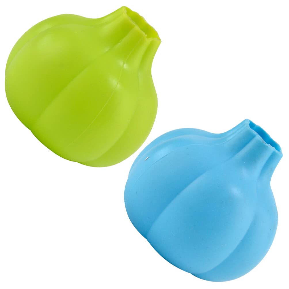 Hemoton 2pcs Silicone Garlic Peeler Tool for Easy Garlic Skin Removal and Reusable for Cooking and Food Prep