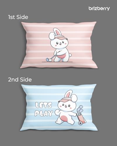Image of Brizberry Kids Pillow Cushion with Super Soft Fabric | Animal & Cartoon Prints | 12x18 inches (Design 17)