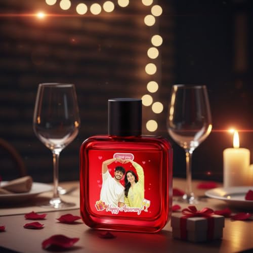 Image of Personalized Wild Stone Ultra Sensual Eau De Parfum 100ml | Long Lasting Citrus Spicy & Woody Scent | Happy Anniversary Photo Name Gift by Love Craft Gifts