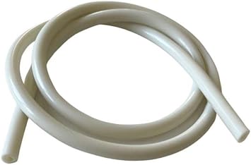 Peristaltik Pompa Deterjan Silikonu 5x10mm Beyaz 100cm
