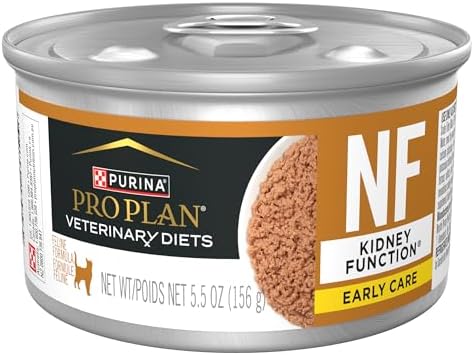 Purina Pro Plan Veterinary Diets NF Kidney Function Early Care Feline Formula Adult Wet Cat Food – (Pack of 24) 5.5 oz. Cans