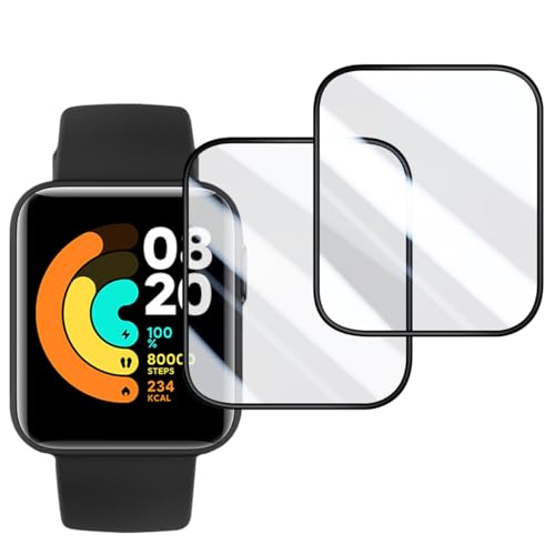 対応 Xiaomi Redmi Watch 3 Active ガラスフイルム 【Seninhi 】【2枚セット 日本製素材 - 高 品質 】Redmi Watch 3 Active フィルム 強化ガラス 液晶 FOR スマートウォッチ 保護フィルム 硬度9H ケース カバー 撥油性 超耐久 高光沢 超薄型 液晶 防指紋 衝撃吸収 高透過率 飛散防止 貼り付け簡単 気泡なし 極薄