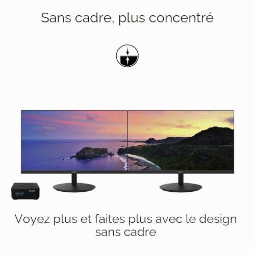 MSI Pro MP242 60 5 cm 23.8 1920 x 1080 pixels Full HD LCD Neuf - vue 7