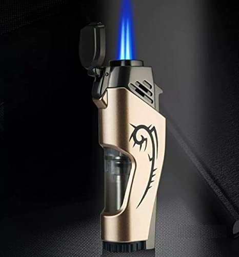 Katzone-Fire Breathing Dragon Double Jets Torch Lighter(Rose Gold)