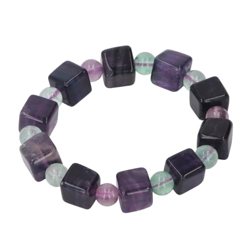 Bracelet perles extensible EMUKOEP cristal rose solide