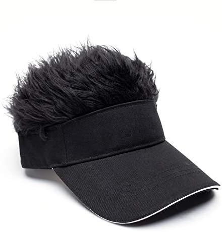 Fake Wig Adjustable Baseball Caps 