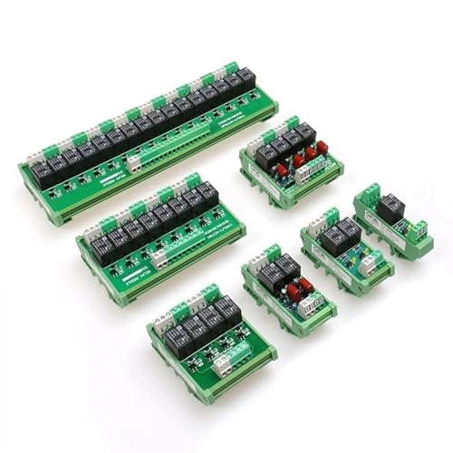 Module relais 4 canaux commutation SPDT interface CC/CA rail DIN 230V