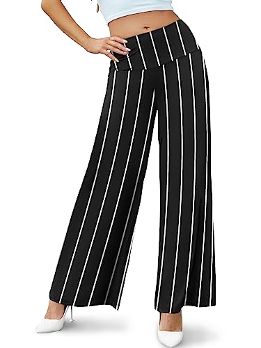 Arolina Women's Stretchy Wide Leg Palazzo Lounge Pants Casual Comfy High Waist Palazzo Pants