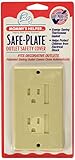 Mommys Helper Safe Plate Electrical Outlet Covers Decora, Almond