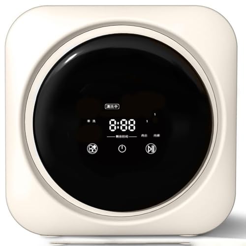 ELIKBH Lave-Linge à sous-vêtements Mini Lave-Linge 3,5 L, Mural, Compact, électrique, avec essorage, idéal pour Appartement, résidence étudiante, hôtel