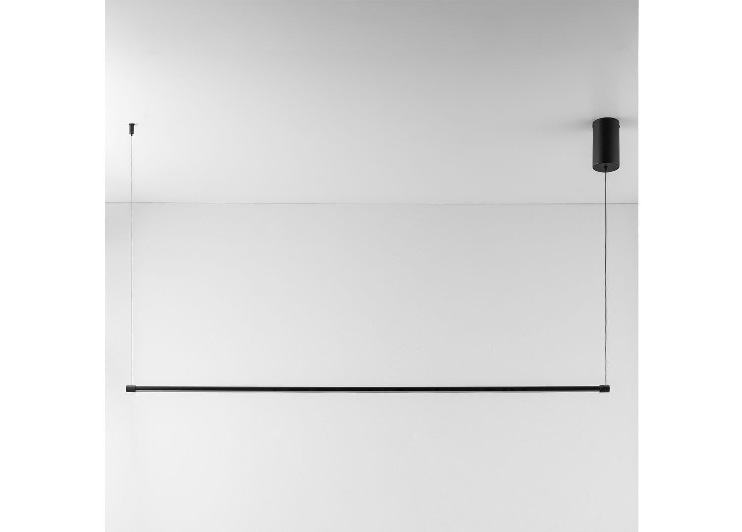 SKLUM Liniowa lampa sufitowa LED z metalu (122 cm) Bergene