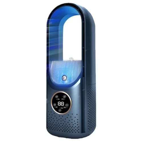 SPXMQSS Aire Acondicionado Portatil, 140ml Enfriador de Aire Portatil, Mini Aire Acondicionado Silencioso con 6 Velocidades para Dormitorio, Oficina y Camping Blue