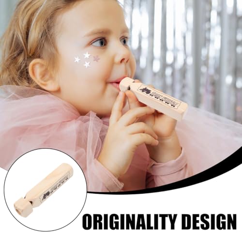 TOYANDONA Holzzug Pfeife Kinder Musikinstrument Spielzeug Pfeife Zug Wood Train Whistle - Holzpfeife Zug Whistle FüR Geburtstag, Weihnachten, Karneval, 18.8*3.4*3.4cm