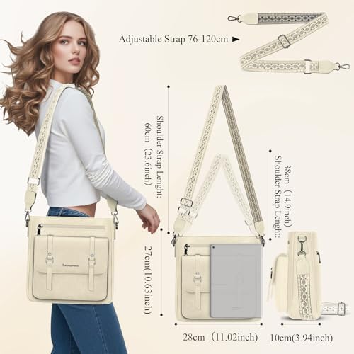 Leren schoudertas, moreen Nat & Nin | La Redoute