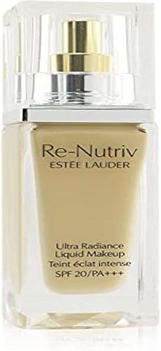 Estée Lauder Re-Nutriv Ultra Radiance Liquid Foundation SPF 20 | Luxurious, Hydrating, Long-Wearing, 1 Fl Oz, 2W0 Warm Vanilla