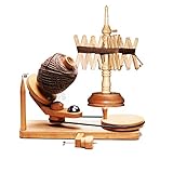 Combo - Wooden Yarn Winder & Table Top, Hand Operated Large Heavy Duty