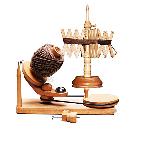 Combo - Wooden Yarn Winder & Table Top, Hand Operated Large Heavy Duty #TOP1