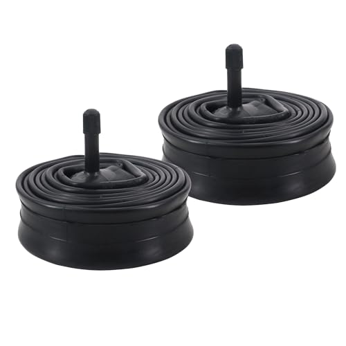 Relibupdater 2 Pack 26x1 3/8 Bike Tubes AV32mm Schrader Valve Bicycle Inner Tubes Compatible with 26 x 1 3/8 Bike Tire Tubes