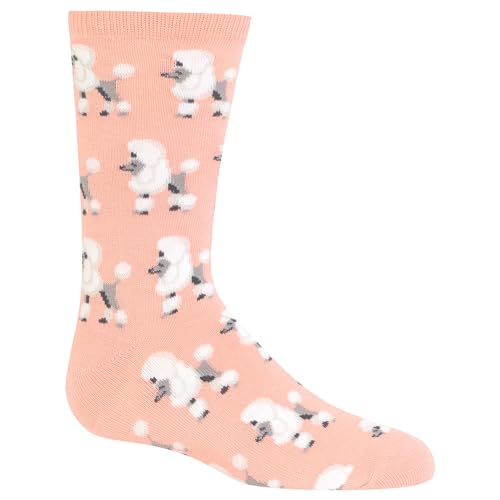 Hot Sox Kids’ Fun Animal Crew Socks-1 Pair Pack-Cool & Cute Gifts for Boys & Girls