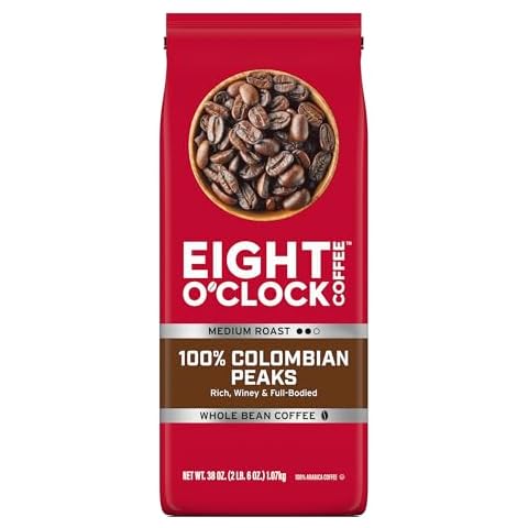 Eight O'Clock Coffee 100% Colombian Peaks Cover