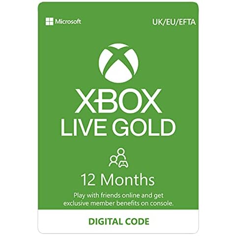 Xbox Live Gold - 12 - Month Membership [Digital Download Code] Cover