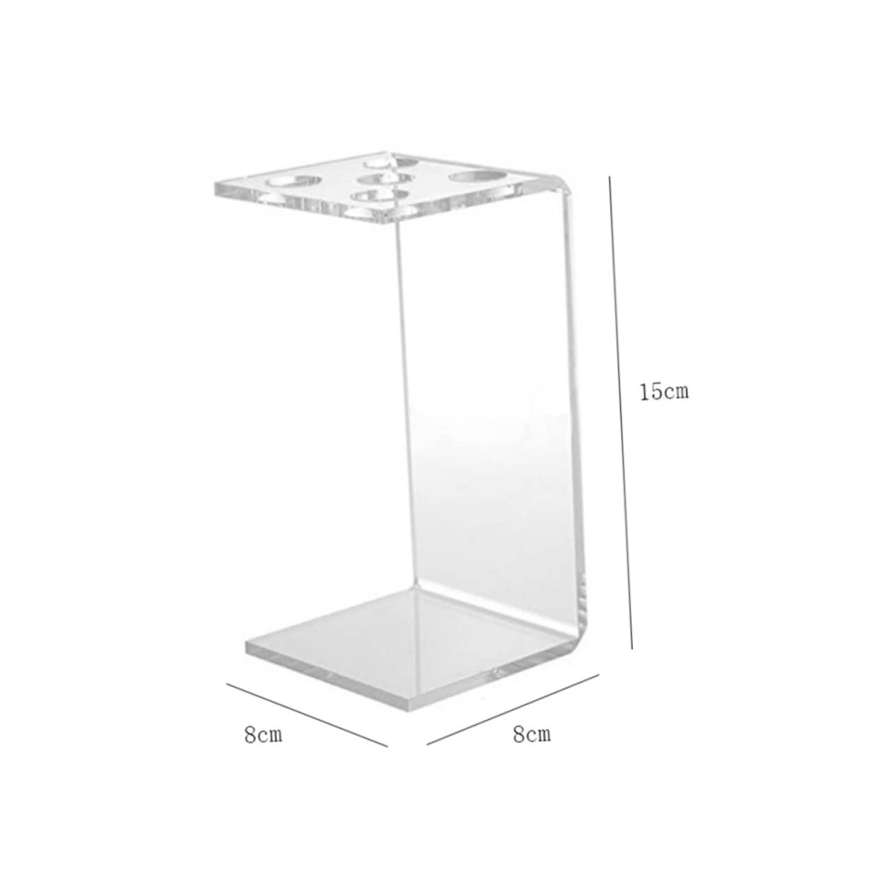 SOESFOUFU Modern Decor Storage Hair Scissor Stand Comb Holder Acrylic Scissor Storage Rack for Hair Tools