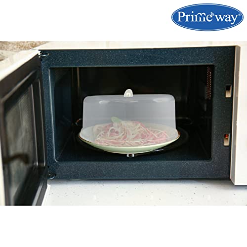 Image of Primeway Plastic O 21cm Tall Food Lid | Microwave Splatter Free | 8.5 inch Dia