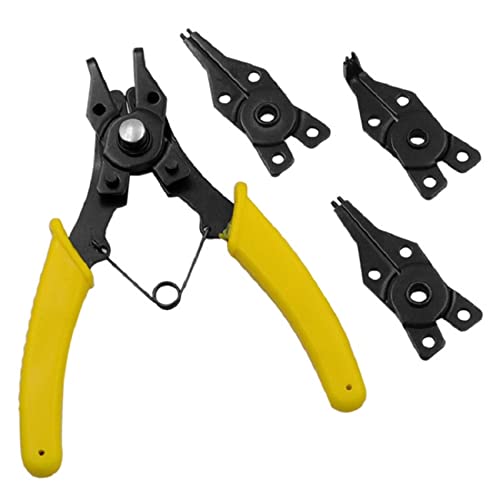 Gesmos Pliers，Crimping Pliers Wire And Cable Cutters 4 In 1 Multifunctional Snap Ring Pliers Multi Tools Multi Crimp Tool Internal External Ring Remover Retaining Circlip #TOP28