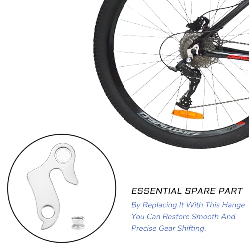 KIEVODE Derailleur Hanger for Trek, Specialized, Giant, Cannondale, Bianchi, Santa Cruz, Diamondback, Raleigh, Scott, Marin, and More | Replacement Part for Mountain Bikes, Road Bicycles, and MTB - Thumbnail 4