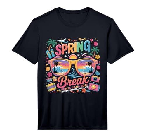 Spring Break Punta Cana 2026 Tropical Family Vacation Performance T-Shirt