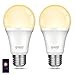 Gosund Smart Light Bulb Compatible with Alexa Google Home WiFi A19 E26 LED Dimmable Bulbs No Hub Required 2700K Warm White 8W Lights 75W Equivalent Lighting 2pack