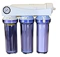 RO + DI High Efficiency 1 to 1 Ratio 100 GPD Reverse Osmosis + DI Water Purification System Made by Koolermax USA for Aquarium, Reef, Aeroponics, hydroponics, misting, ultrapure Water, spot Free