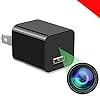 Plug-in Indoor Camera – Premium Full HD 1080P, 110° Wide View, Motion Detection – No WiFi Needed – Continuous Recording via microSD – Simple Plug-and-Go Setup for Home, Nanny & Pet Monitoring