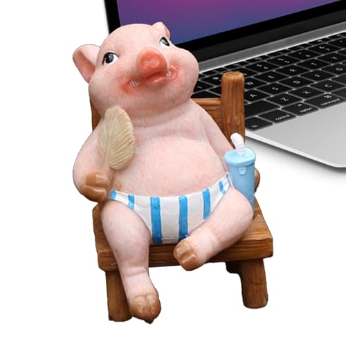 Decoración de jardín para exteriores, miniaturas de jardín de hadas, figuras de escritorio, bonita decoración de escritorio | Decoración limpia de habitación de niña, estatua de animales para