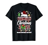 Family Christmas 2023 Matching Squad Santa Elf Funny Xmas T-Shirt