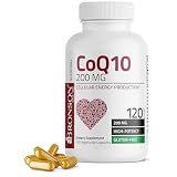 Bronson CoQ10 200 MG High Potency Cellular Energy Production, 120 Vegetarian Capsules
