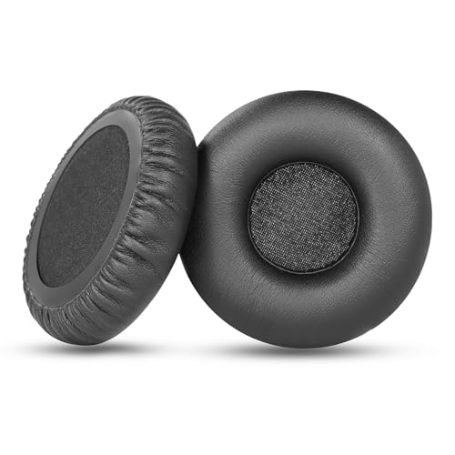 Almohadillas de repuesto para auriculares Sony MDR-ZX110NC, cubiertas de cuero proteínico y espuma viscoelástica, color negro miniatura 6