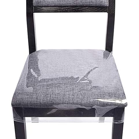 Zipcase Clear Dining Chair Covers Set Cover
