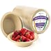 ObuWare Premium Biodegradable Compostable Bagasse Bowls (130pcs 12oz) Eco-Friendly All Natural Sugarcane Fiber | Classy High-End, No Leaks | Holds Hot, Cold & Liquid Food | Microwave & Freezer Safe