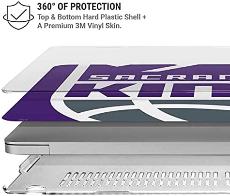 Skinit Case + Skin Compatible with MacBook Air 13in (2020) - Officially Licensed NBA Sacramento Kings Large Logo Design