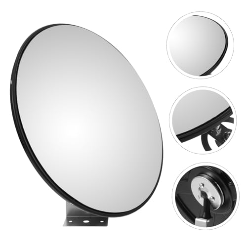 Miroir convexe de sécurité avec support robuste pour une vision grand angle