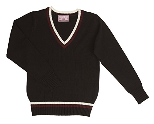 TeensEver 制服 Vネックセーター ライン レディース L ブラック