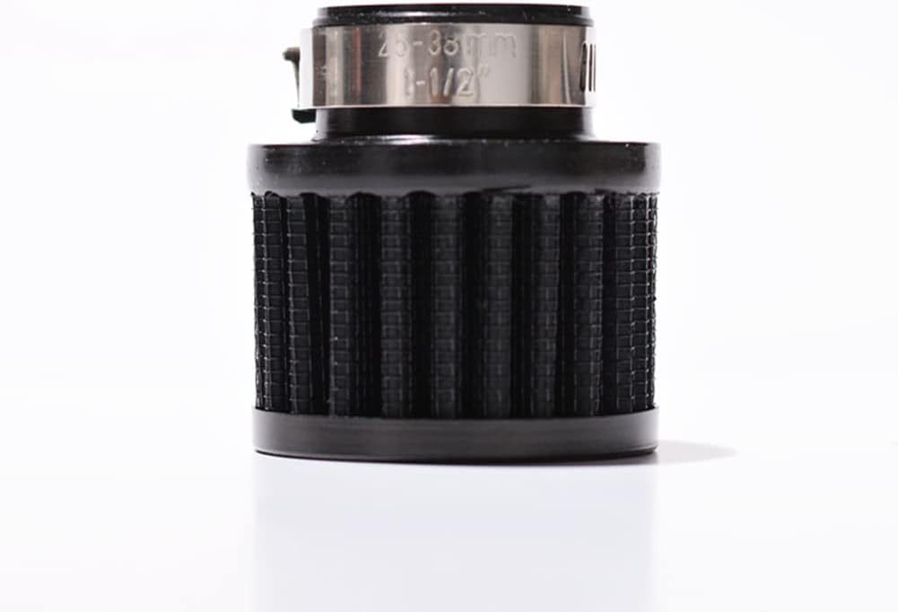 Auto Car Universal Rubber End Clamp on 25mm 1" Intake Air Filter Black