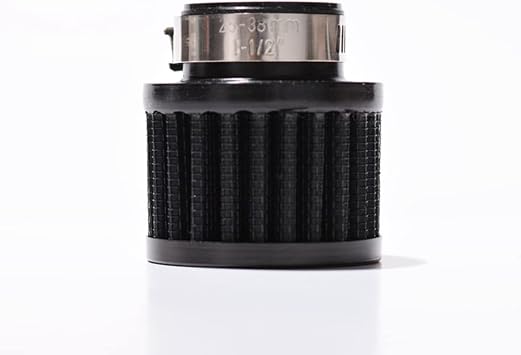 Auto Car Universal Rubber End Clamp on 25mm 1" Intake Air Filter Black