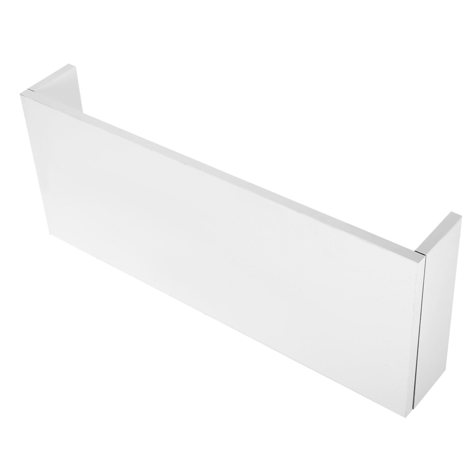Support moniteur bureau blanc pour ordinateur et TV en espace épuré